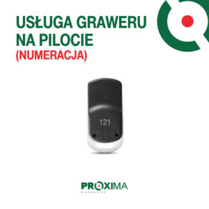 Usługa graweru numeracji na pilocie